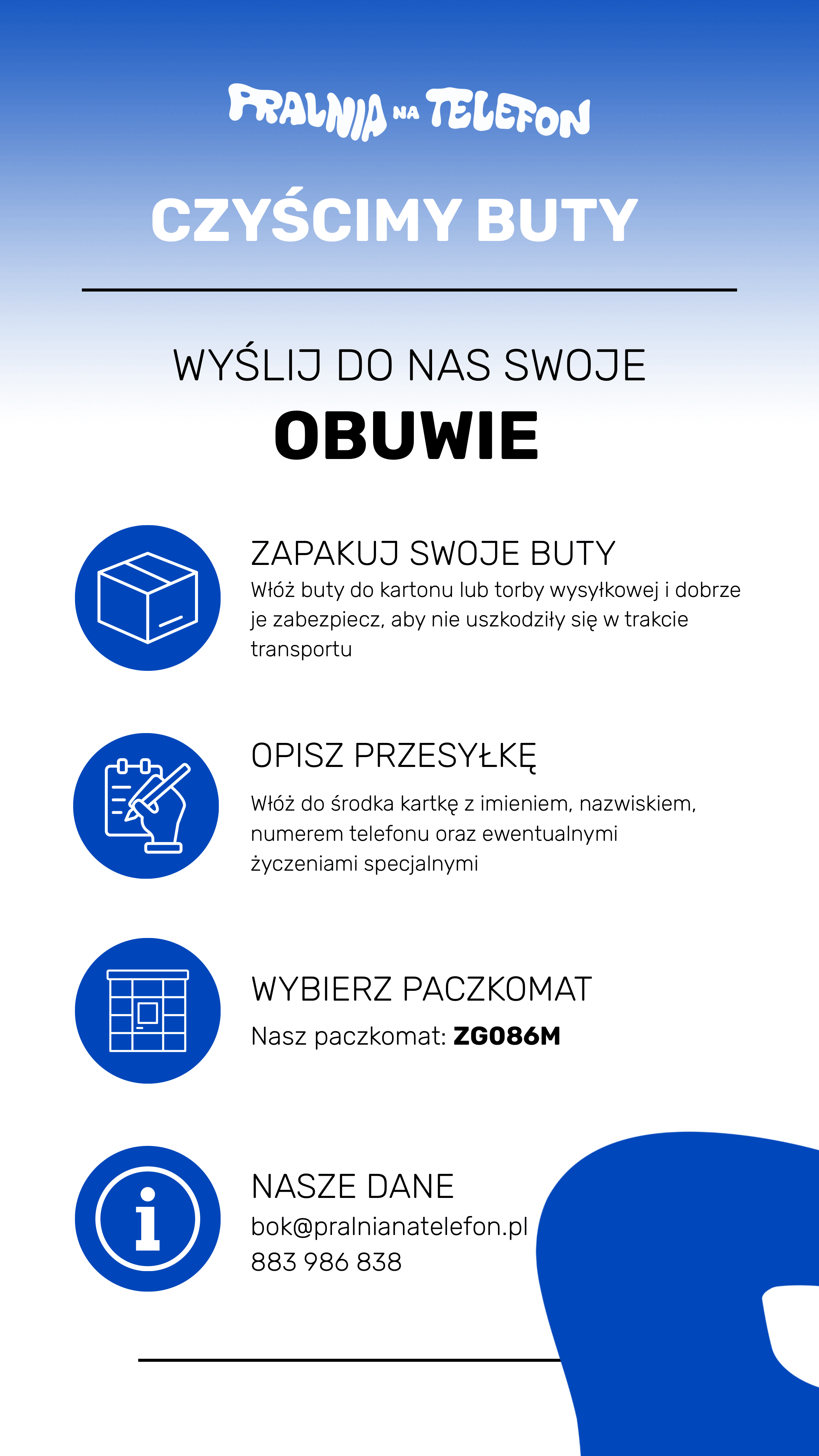 Czyścimy buty — jak wysłać obuwie