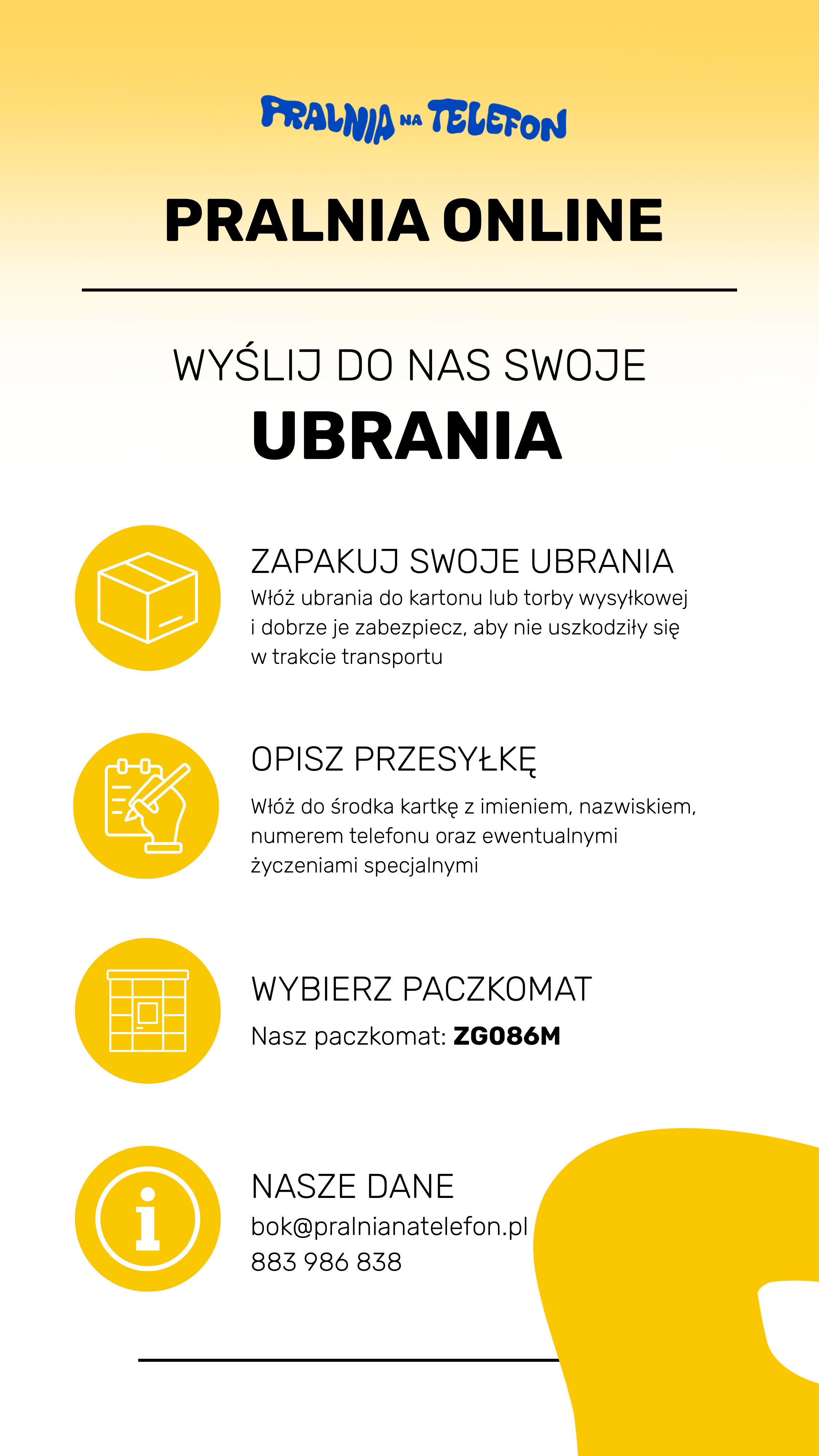 Pralnia online — jak wysłać ubrania