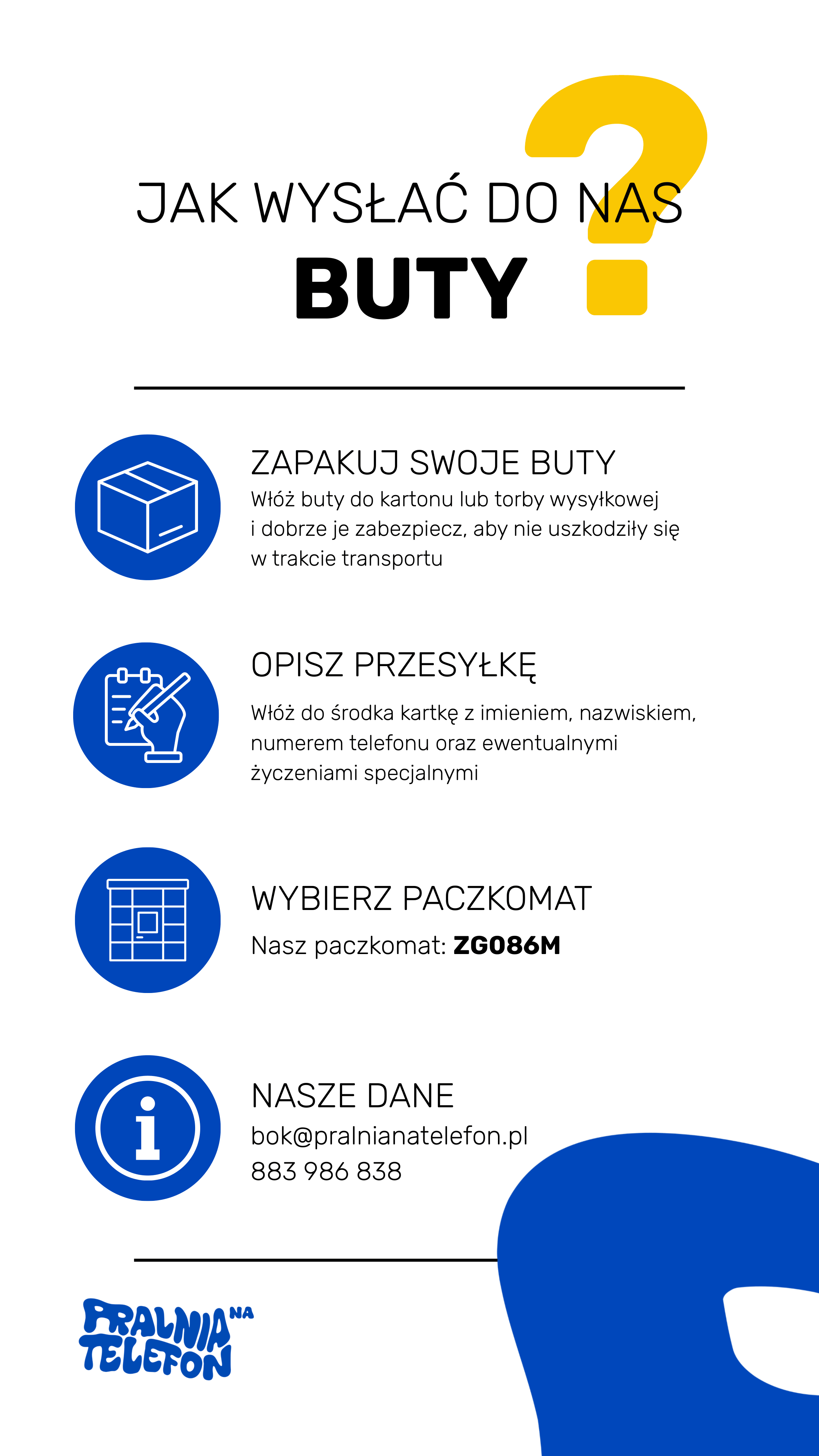 Jak wysłać do nas buty — instrukcja